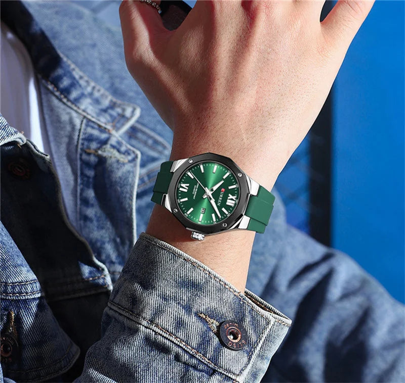 Curren 8465 Fashion Factory Brand Watches for Men  with Date Simple Quartz Clock