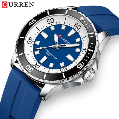 Curren 8448 Male reloj hombre lujo alta gama quartz Wristwatch