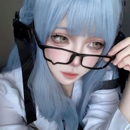 Unisex Japanese Anime Y2K Teardrop No Lenses Eyeglass