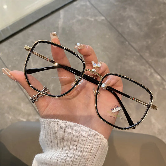 Transparent Computer Glasses Frame Women Men Glasses Optical Spectacle Eyeglass