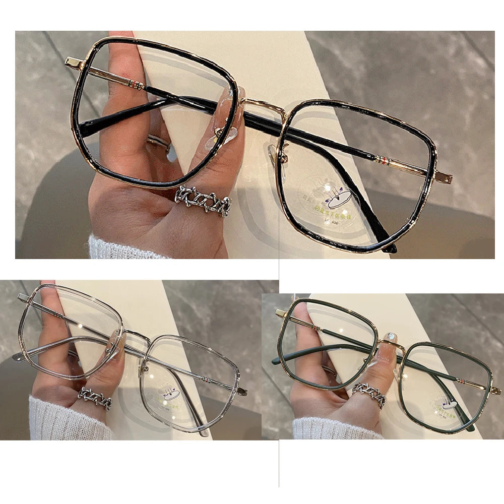 Transparent Computer Glasses Frame Women Men Glasses Optical Spectacle Eyeglass