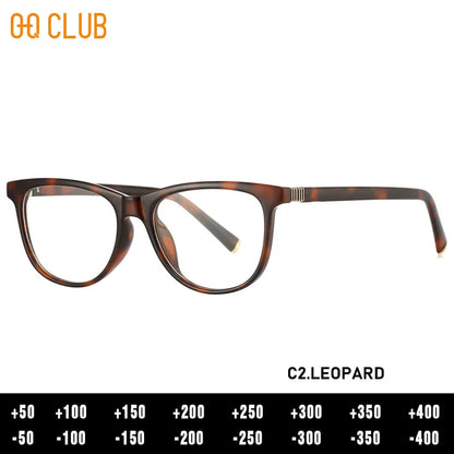 O-Q CLUB Women's Grade Glasses Eye Glass for Woman Sunglass Men Lunette Myopia Eyeglasses Photochromic Lenses to Read Eyewear