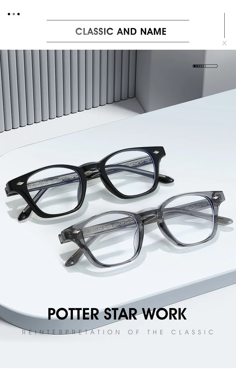 O-Q CLUB Men's Glasses for Reading Glass for Man Eyeglass Frames