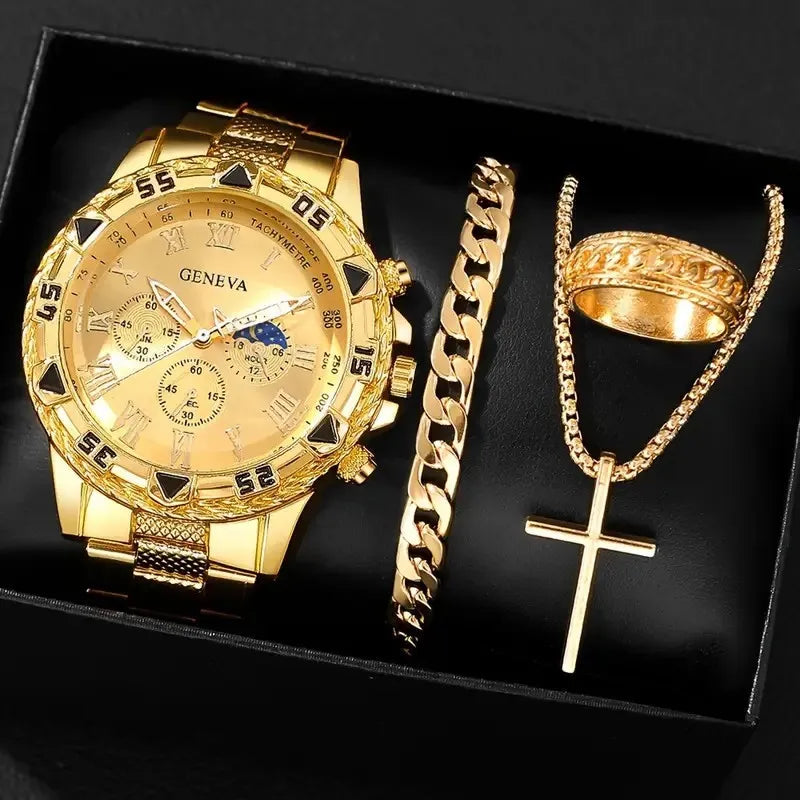 Men Watches Luxury Brand Watches for Men Fashion High Quality Quartz Wristwatches Business Steel Strap Sports Male Clock