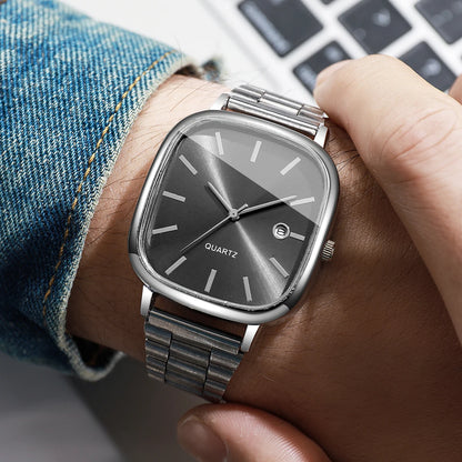 Fashion Square Men Calendar Quartz Watch（Without Box）