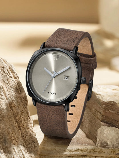 TOMI Men's Watch Minimalist  Casual Quartz Watch