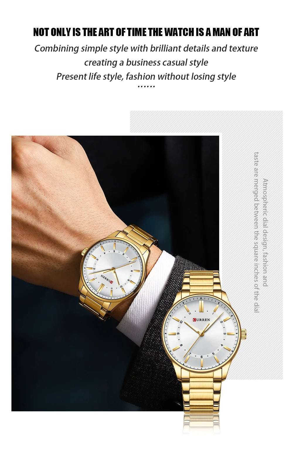 CURREN 8430 Fashion Men's Quartz Watch