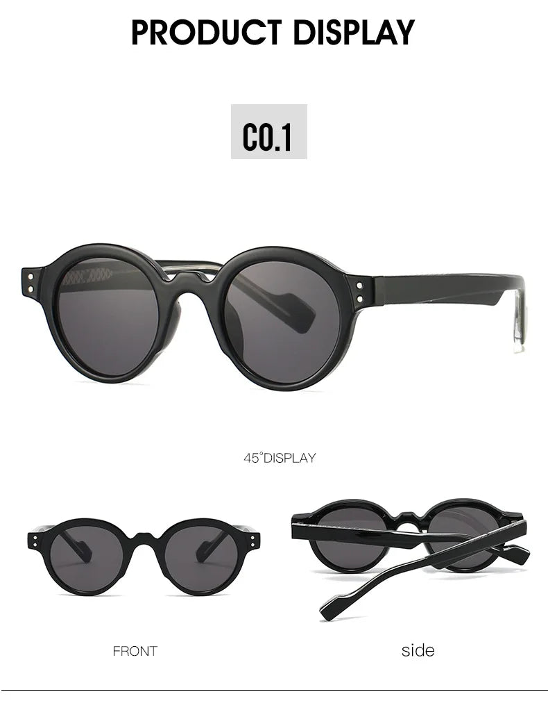 O-Q CLUB Round Glasses for Woman Eyeglass Frames Sunglasses Man Eyeglasses Men Computer Eyepieces Reading Frame Magnifying Women