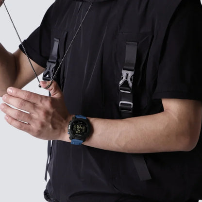 Naviforce 7104 Men Fashion Outdoor Watch Electronic LCD Digital Casual Watch