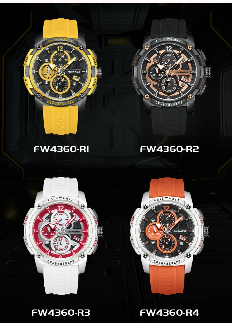 Mark Fairwhale 4360 Fashion New Men Date Quartz Watch