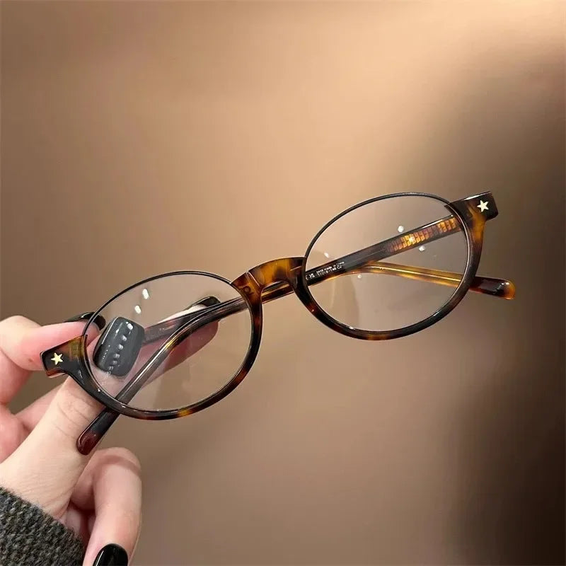 Japanese Small Oval Anti-Blue Light Glasses for Women