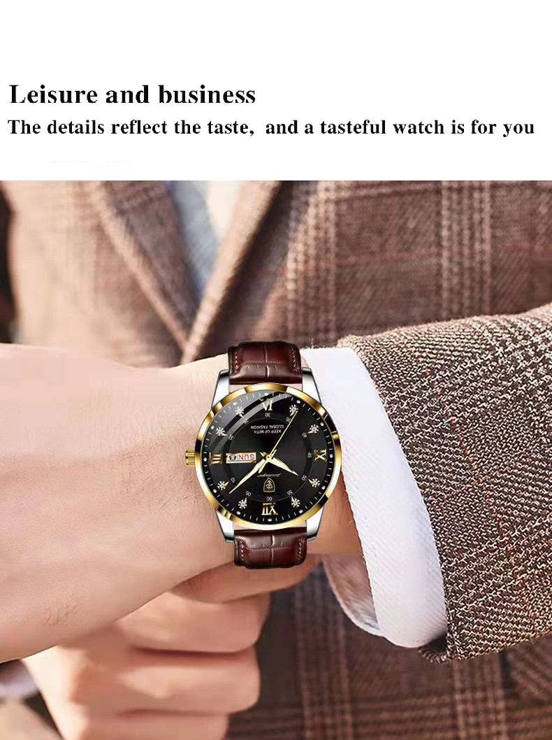 POEDAGAR Luxury Brand Men Watches Waterproof