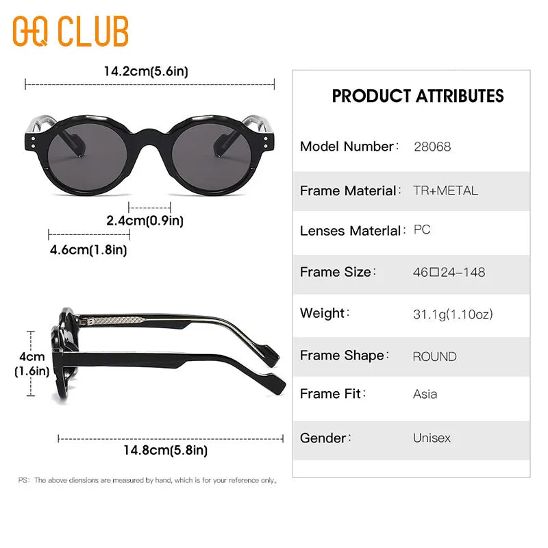 O-Q CLUB Glasses Frame Women Sunglasses for Men Eyeglass Frames
