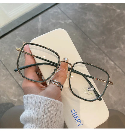 Transparent Computer Glasses Frame Women Men Glasses Optical Spectacle Eyeglass