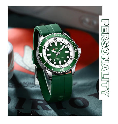 Curren 8448 Male reloj hombre lujo alta gama quartz Wristwatch