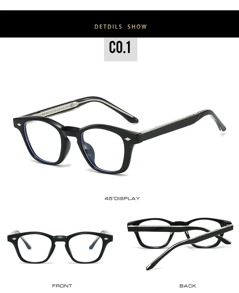 O-Q CLUB Men's Glasses for Reading Glass for Man Eyeglass Frames