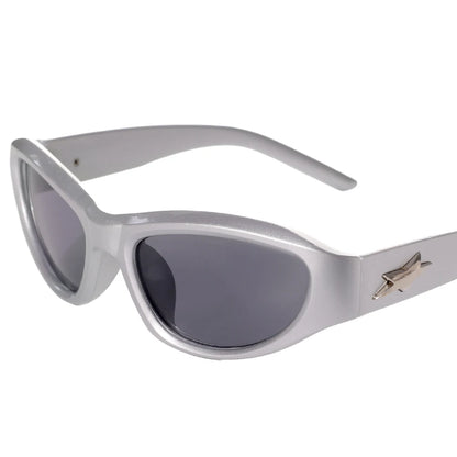 Star Steampunk Y2K Sunglasses Women Men Brand Design Sports Punk Sunglasses