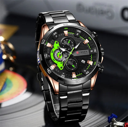 Curren 8402 Fashion Casual Male Quartz Wristwatches