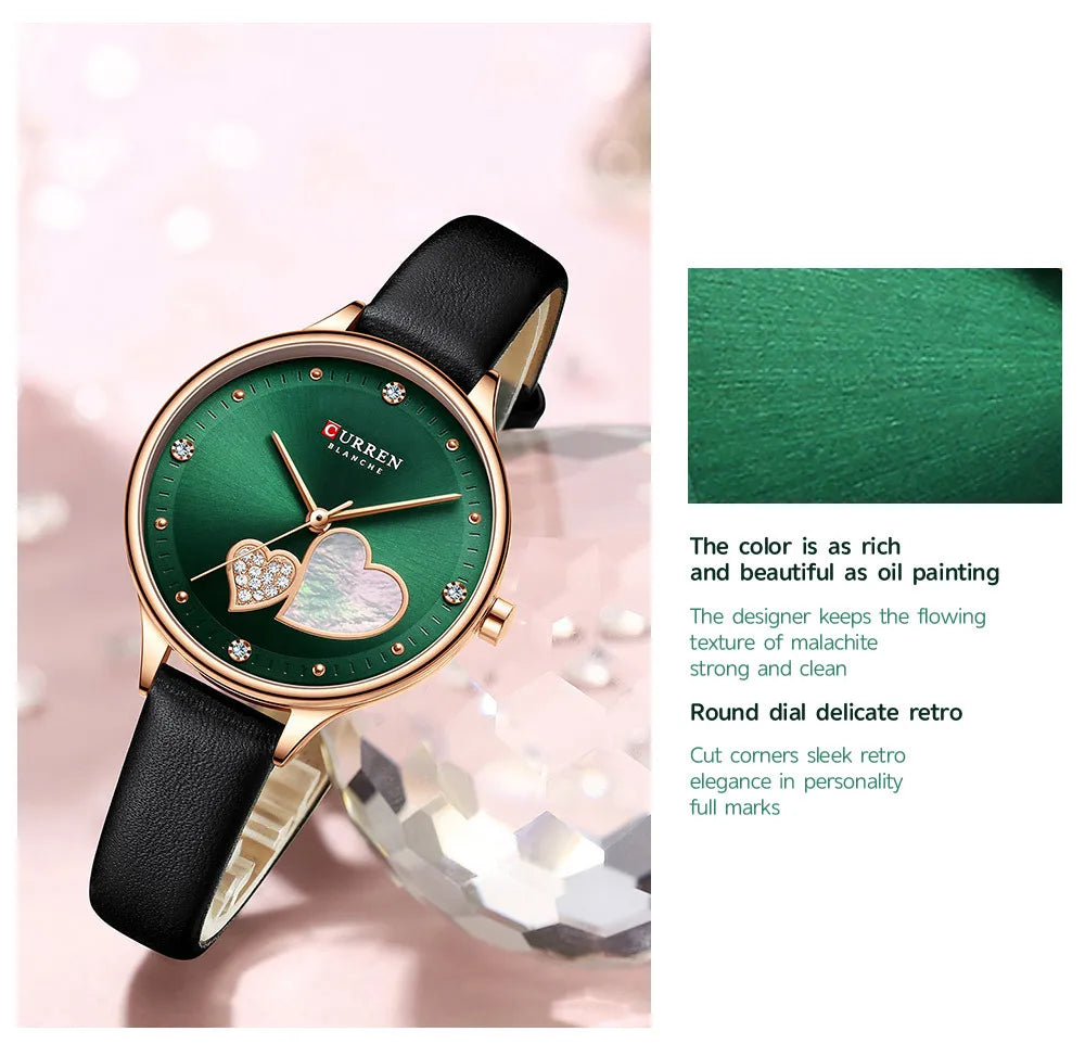 CURREN 9077 Luxury Fashion Women's Watch Waterproof Quartz Watch