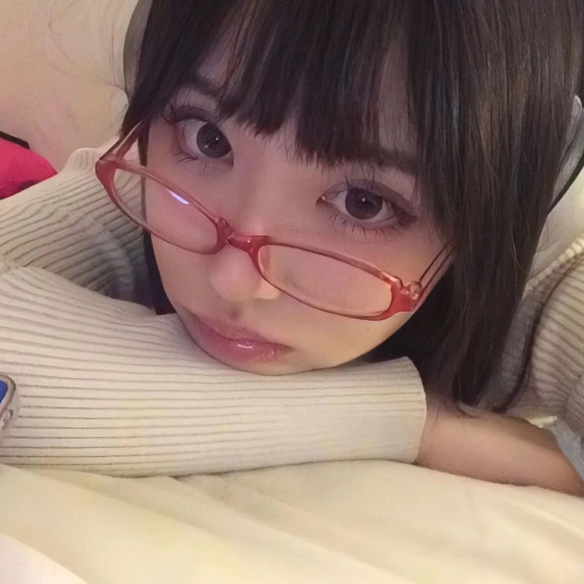 New Retro Blue Green Oval Small Frame Glasses Frame Women's Anti Blue Light Glasses Fashion Y2K Square Eyeglasses Frame