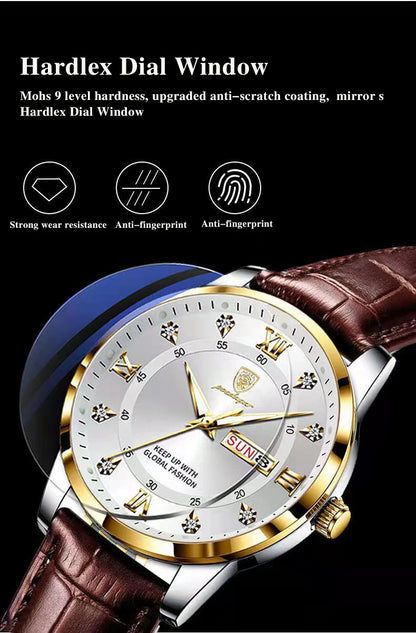 POEDAGAR Luxury Brand Men Watches Waterproof