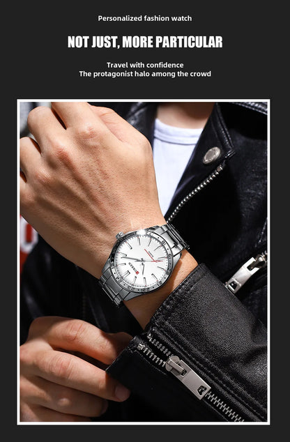 CURREN 8452 Men Ultra Thin Quartz Watch