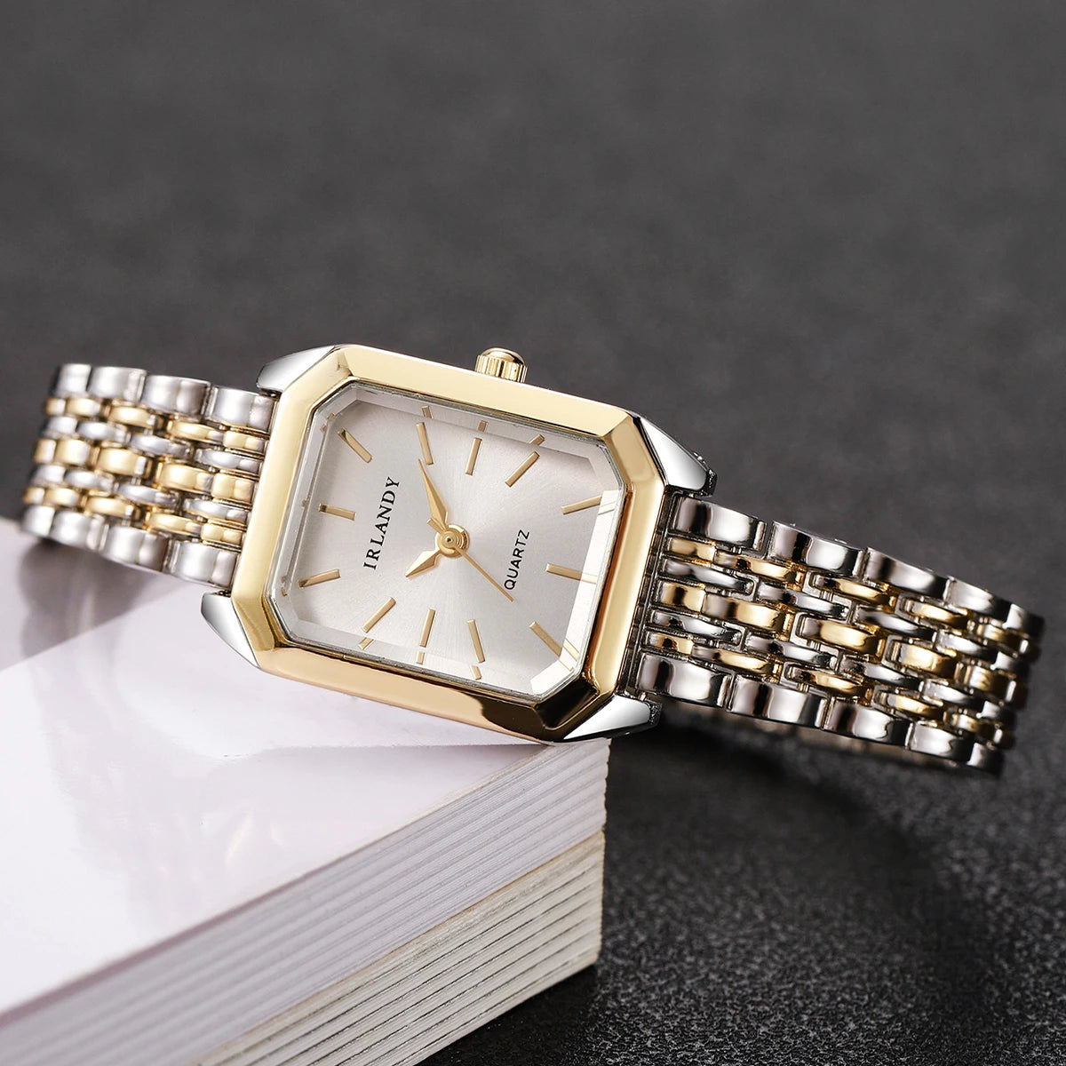 Fashion Rectangle Women Quartz Wrist Watch Reloj Mujer Girls Clock Gift(Without Box)