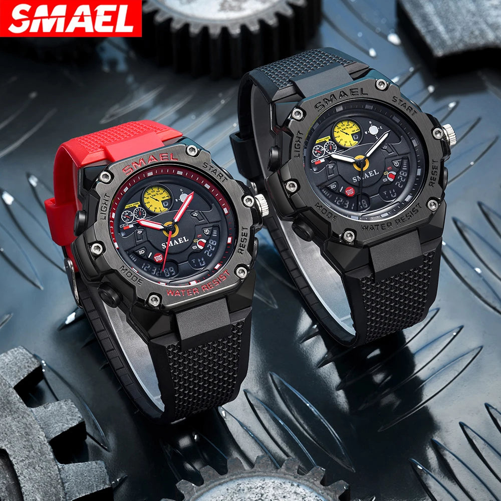 SMAEL 8092 New Sport Electronic Military Watches Men Waterproof watch