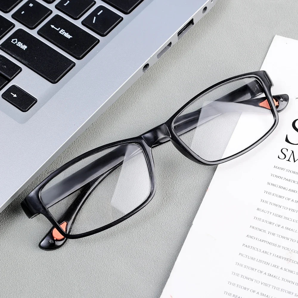 Reading Glasses for Men Women Sports Anti-blue Light Reading Eyewear Black Red Frame Presbyopia Eyeglasses +100 To+400 Glasses