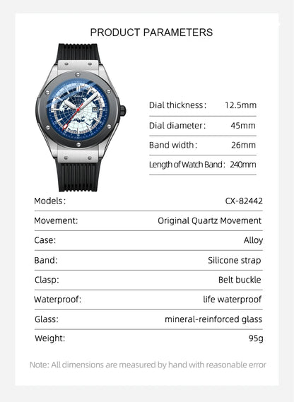 CHENXI 82442 Fashion Casual Luxury Sport Watches For Men