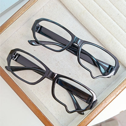 Harajuku Black Small Square No Lenses Teardrop Eyeglasses Japanese Anime