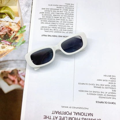 Children Cute Vintage Frosted Rectangle Sunglasses Outdoor Girls Boys Sweet Sun glasses Protection Classic Kids eyewear UV400