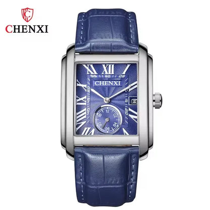 CHENXI 8216 Elegant Waterproof Square Men's Quartz Watch