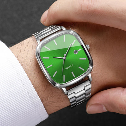 Fashion Square Men Calendar Quartz Watch（Without Box）