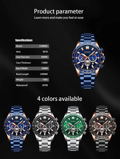 CURREN Q1 Fashion Casual Many Models Quartz Wristwatches Men's Hands Business Watch Auto Date Clock Male Wrist Watches for Male