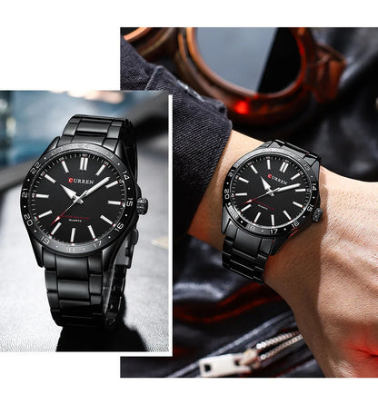 CURREN 8452 Men Ultra Thin Quartz Watch
