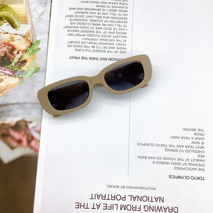 Children Cute Vintage Frosted Rectangle Sunglasses Outdoor Girls Boys Sweet Sun glasses Protection Classic Kids eyewear UV400
