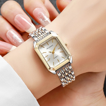 Fashion Rectangle Women Quartz Wrist Watch Reloj Mujer Girls Clock Gift(Without Box)