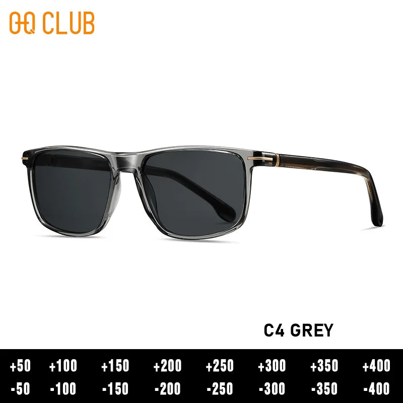 O-Q CLUB New Men's Fashion Square Polarized Sunglasses