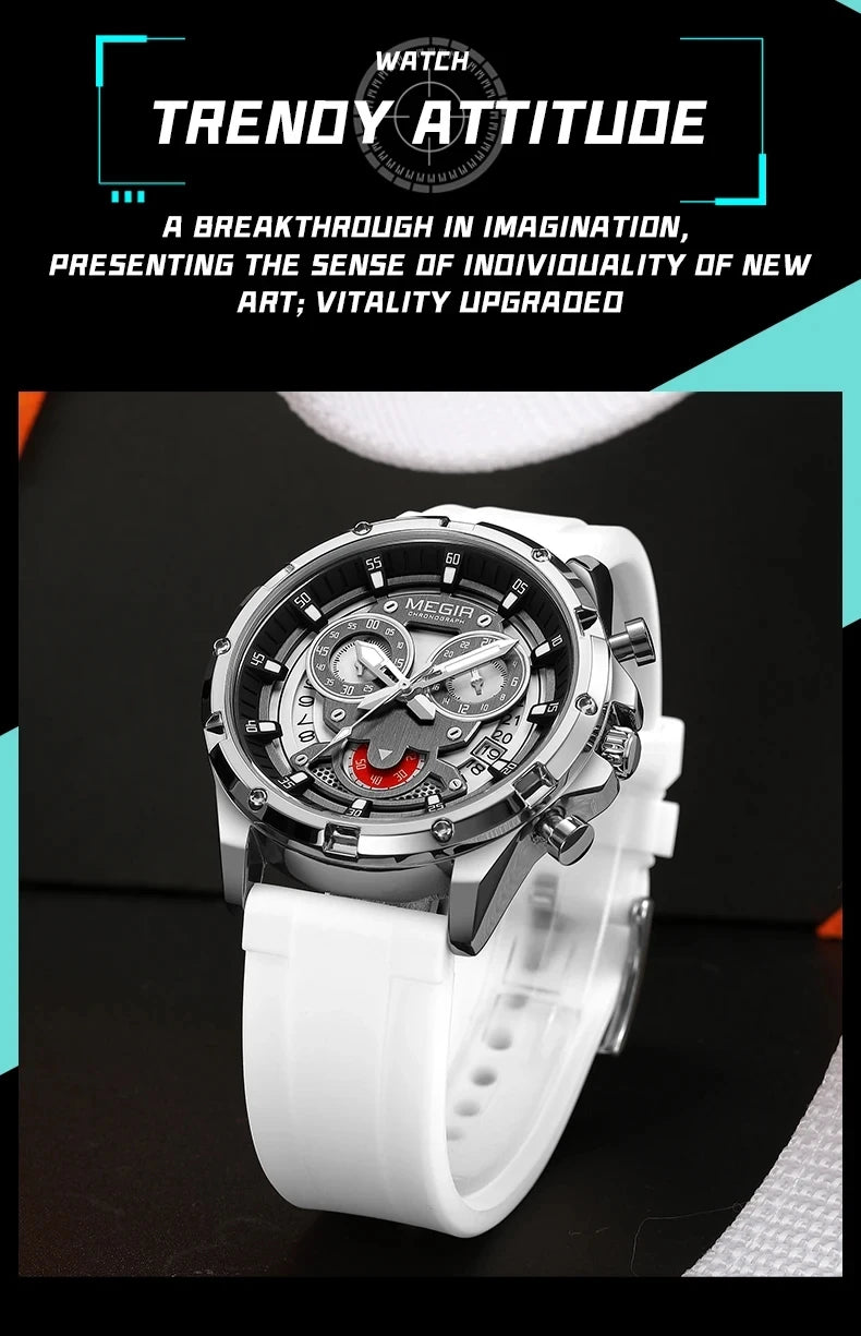 MEGIR 2248 Top Brand Chronograph Quartz Watch