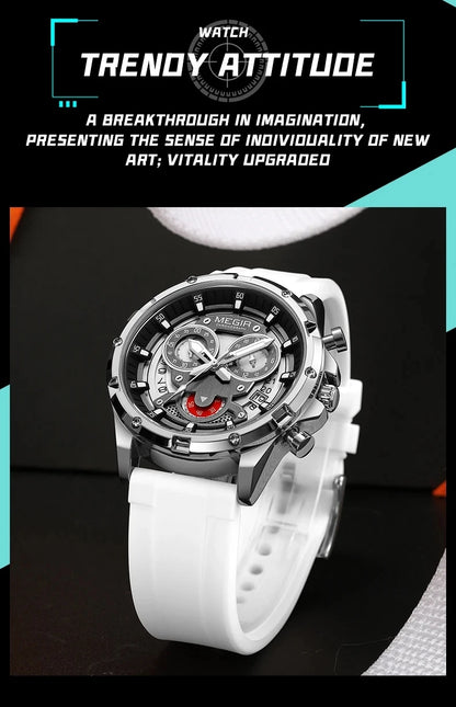 MEGIR 2248 Top Brand Chronograph Quartz Watch