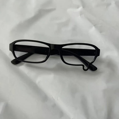 Harajuku Black Small Square No Lenses Teardrop Eyeglasses Japanese Anime