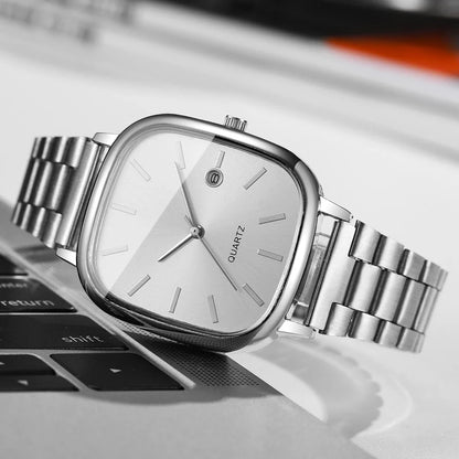 Fashion Square Men Calendar Quartz Watch（Without Box）