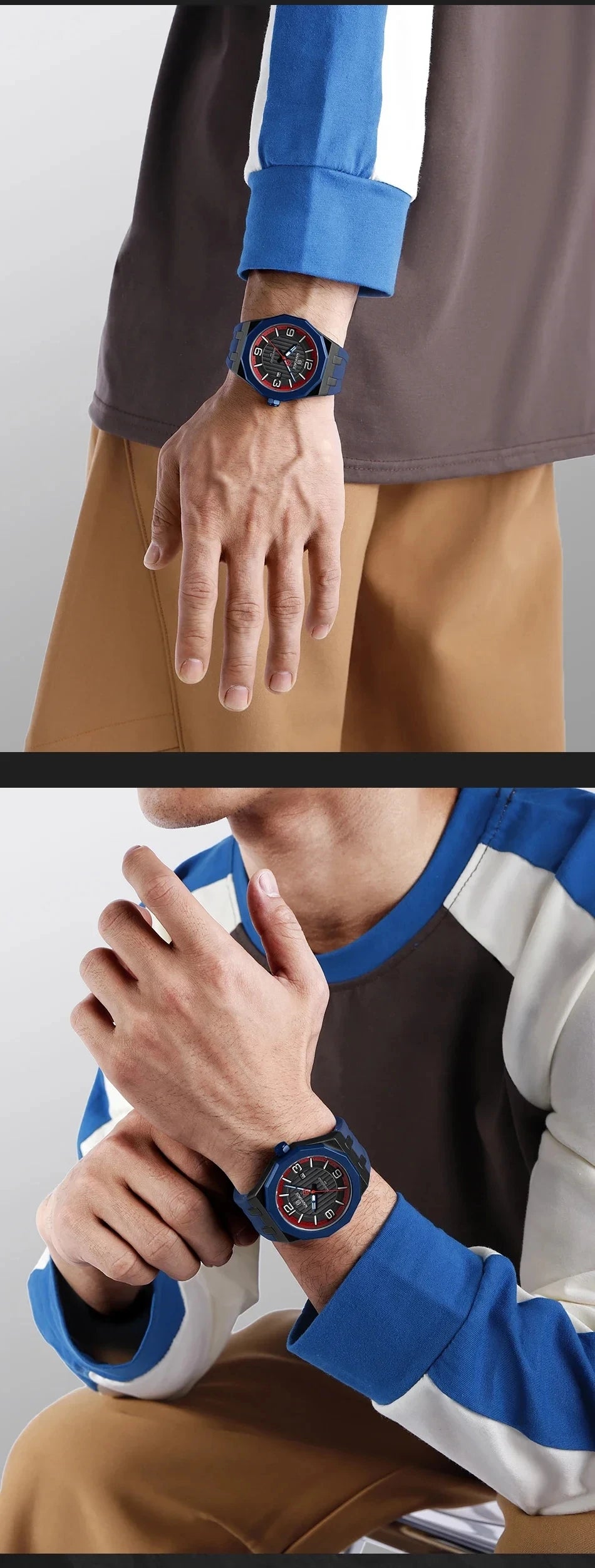 Naviforce 8079 Luxury Men's Business Watch