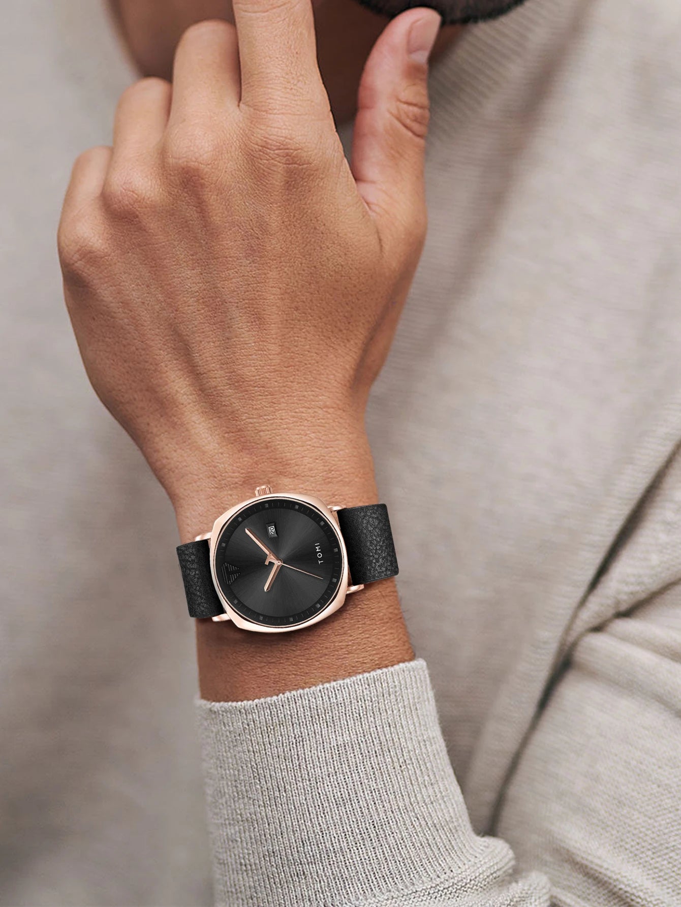 TOMI Men's Watch Minimalist  Casual Quartz Watch