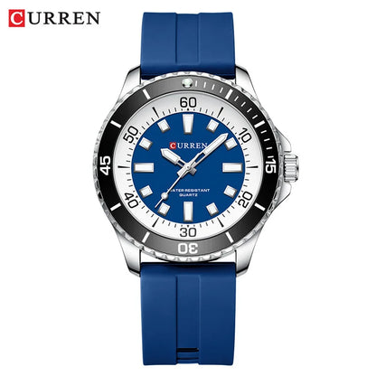 Curren 8448 Male reloj hombre lujo alta gama quartz Wristwatch