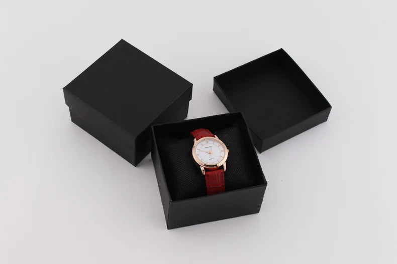Packaging and Display Watch Boxes Gifts Black Boxes Paper Decorative Bracelet Boxes Paper Jewellery Accessories