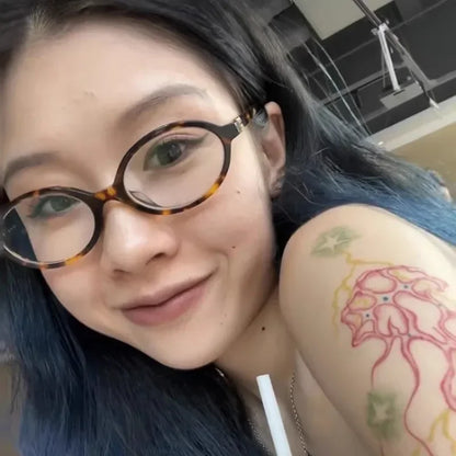 Y2K Retro Oval Frame Glasses Women Leopard Ins Sweet Cool Eyewear Trend Brand Reading Computer Anti Blue Light Eyeglasses