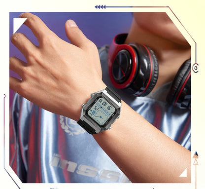 SANDA 6307 Sports Alarm Electronic Watch Digital Watches for Man Women Boys