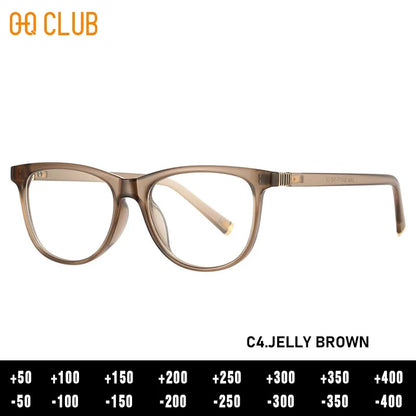 O-Q CLUB Women's Grade Glasses Eye Glass for Woman Sunglass Men Lunette Myopia Eyeglasses Photochromic Lenses to Read Eyewear